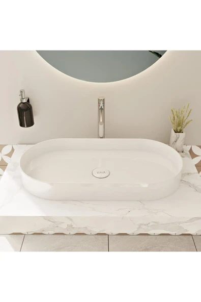 Vitra A42557 Origin Yüksek Lavabo Bataryası Krom - Resim 2