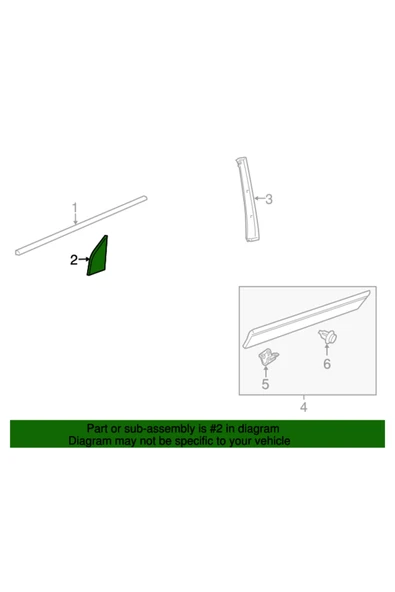 Dikiz Ayna Üçgeni Dış Sağ Captıva C100 C140 95281390