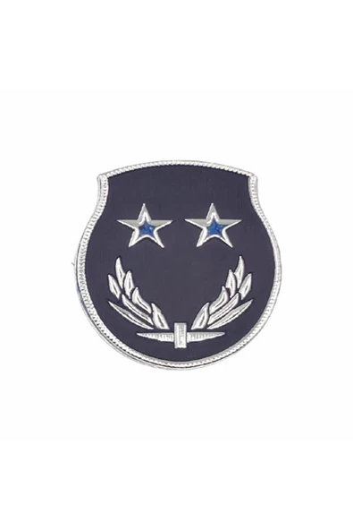 Zabıta Komiser İki Yıldızlı Arması 3d, 2025 Yeni Model Tip Cırtlı, Standart Ölçü, 1.sınıf Kalite ürün görseli