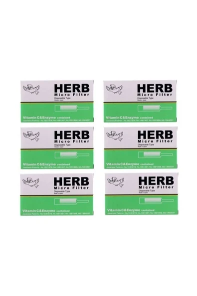Herb Micro Filter Kullanat Sigara Ağızlığı 10 Lu 6 Paket ürün görseli