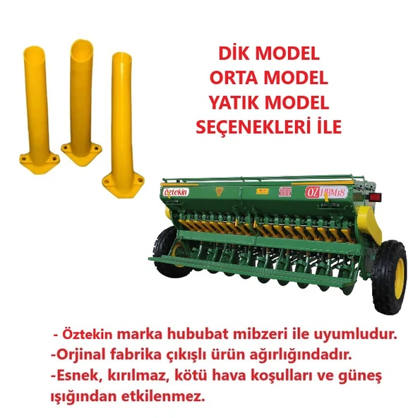 Öztekin Hububat Mibzer Dik-Orta-Yatık Model Gübrelik-6 Adet - Resim 4