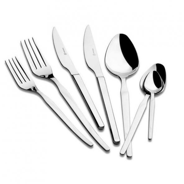 Korkmaz A2485 Truva 72 Parça Çatal Kaşık Takımı - 2