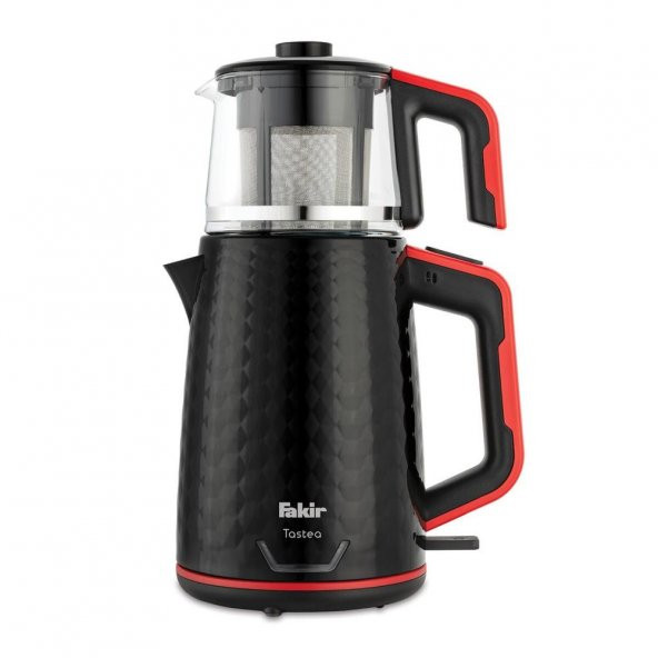 Fakir Tastea Çay Makinesi Siyah Kırmızı