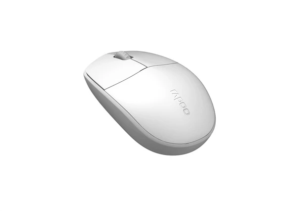 Rapoo 18102-Rp N100 1600Dpı Her Iki El Ile Kullanılabilen Usb Beyaz Mouse - 3