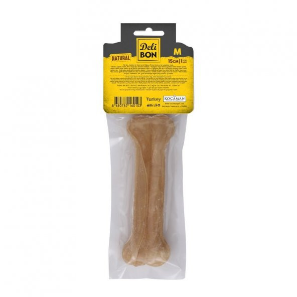 Delibon Pres Köpek Kemiği Naturel 15 Cm 1 Adet - Resim 2