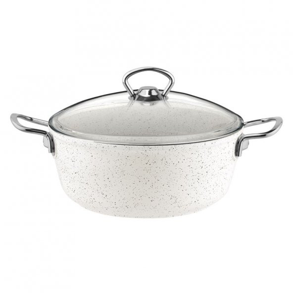 Taç Gravita Döküm 7 Parça Beyaz Tencere Takımı TAC-3450 - 6