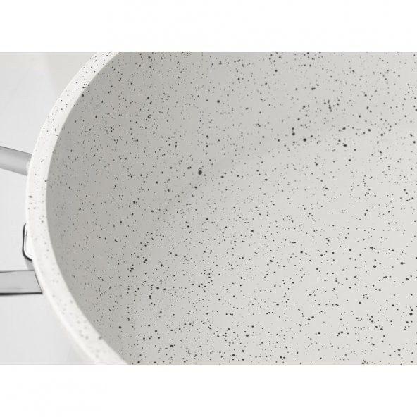 Taç Gravita Döküm 7 Parça Beyaz Tencere Takımı TAC-3450 - 8