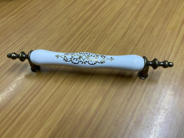 Dolap Çekmece Mobilya Kulbu Gerçek Porselen Kulo 128 mm (12,8 cm) - 1