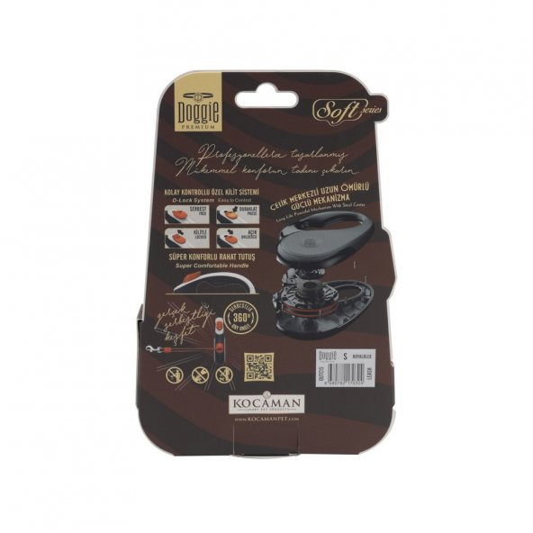 Doggie Soft Small Otomatik Tasma 5 Metre Royal Mavi - Resim 3