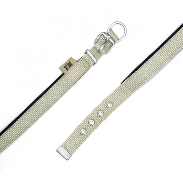 Doggie Comfort Yumuşak Dokuma Köpek Boyun Tasması S 2x30-35cm Haki - Resim 2