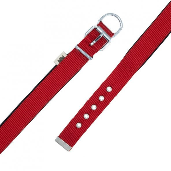 Doggie Comfort Yumuşak Dokuma Köpek Boyun Tasması L 3x47-55cm Kırmızı - 4