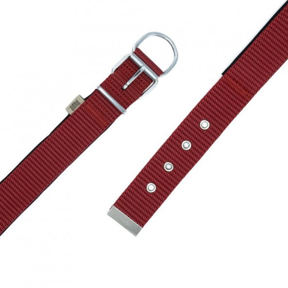 Doggie Comfort Yumuşak Dokuma Köpek Boyun Tasması M 4x52-60cm Kırmızı - 4
