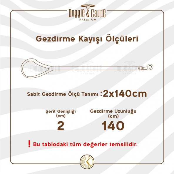 Doggie Dokuma Köpek Gezdirme Kayışı M 2x140cm royal Mavi - 4