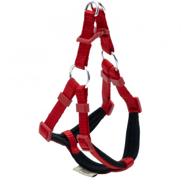 Doggie Comfort RoninYumuşak Dokuma Göğüs Tasması XXS 1x30-35cm Kırmızı