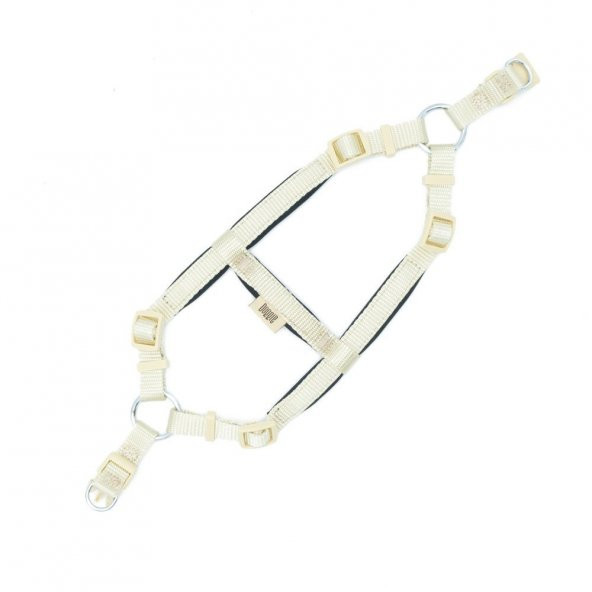 Doggie Comfort RoninYumuşak Dokuma Göğüs Tasması XS 1.5x35-45cm Haki - Resim 2