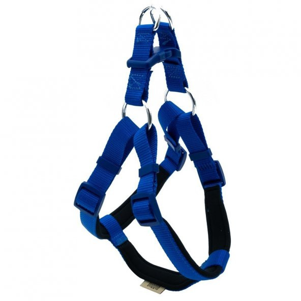 Doggie Comfort RoninYumuşak Dokuma Göğüs Tasması M 2x45-55cm Royal Mavi