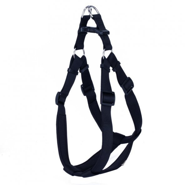 Doggie Comfort RoninYumuşak Dokuma Göğüs Tasması 3XL 3x75-85cm Siyah