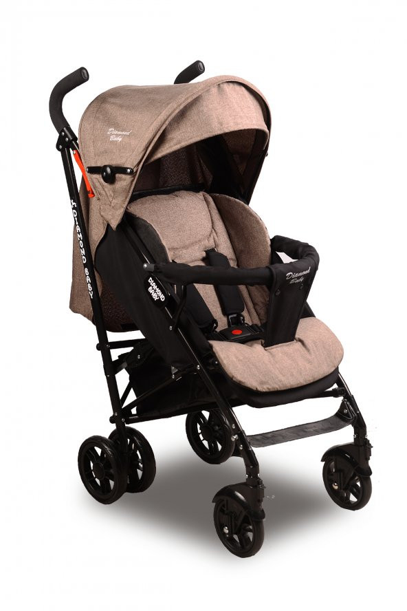 Diamond Baby Pearl Baston Bebek Arabası Kahve ürün görseli