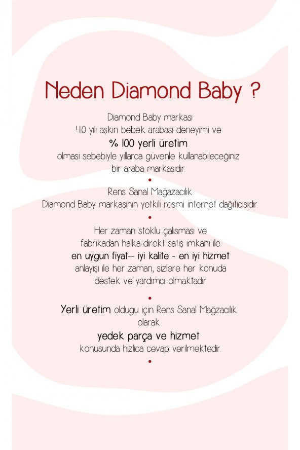 Diamond Baby Pearl Baston Bebek Arabası Kahve - Resim 3