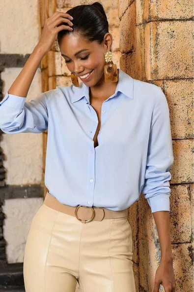 Dokuma Viskon Kumaş Efsane Gömlek - Resim 2