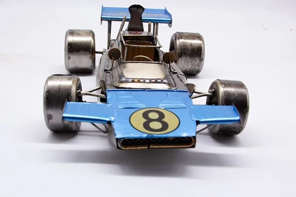 Dekoratif Metal Yarış Arabası