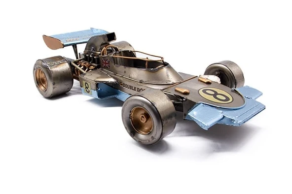 Dekoratif Metal Yarış Arabası