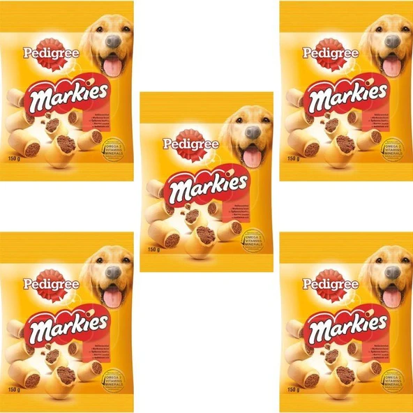 Pedigree Markies Original Köpek Ödül Bisküvisi 150 Gr X 5 Adet ürün görseli 1