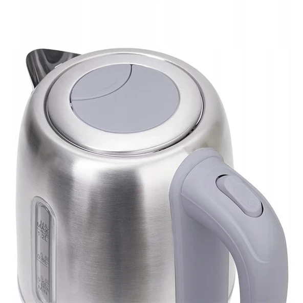 Crown CRW-7211 1800W 1.8 Litre Lüks Çelik Su Isıtıcı Kettle İnox - 4