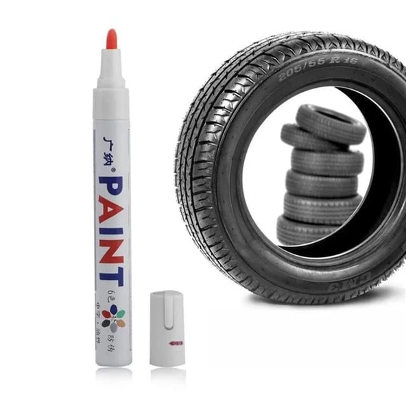 Sunup M101 Kırmızı Araç Motosiklet Lastik Boya Kalemi ürün görseli 1