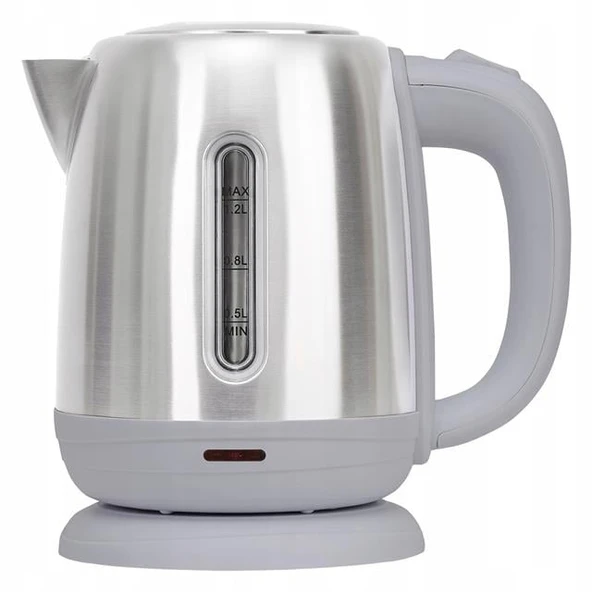 Crown CRW-7211 1800W 1.8 Litre Lüks Çelik Su Isıtıcı Kettle İnox - 5
