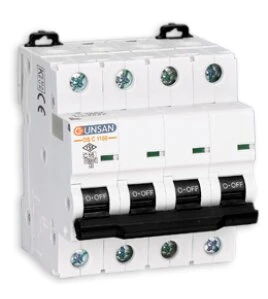 GÜNSAN VALTA  25A 4P C TİPİ 10kA  W OTOMAT (SİGORTA) ürün görseli 1