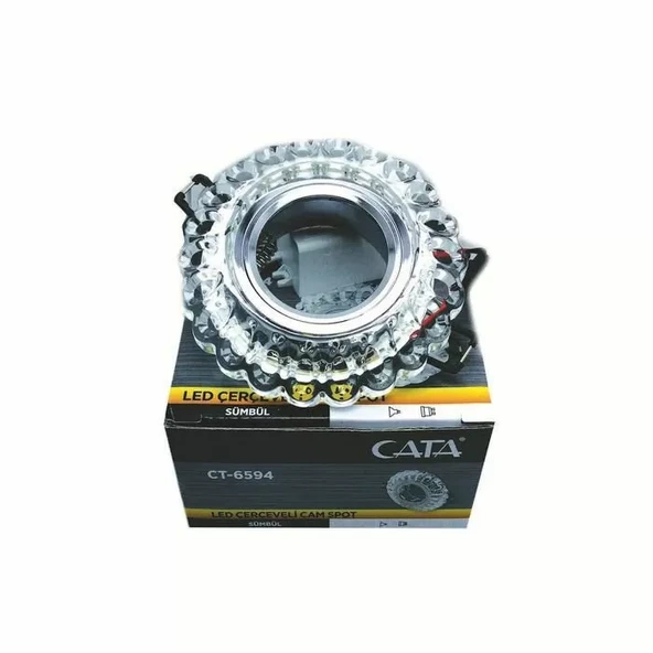 CATA SÜMBÜL GÜNIŞIĞI LED ÇERÇEVELİ CAM SPOT ARMATÜR ürün görseli