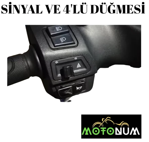 Honda Spacy 110 4 lü ve Sinyal Düğmesi - 10