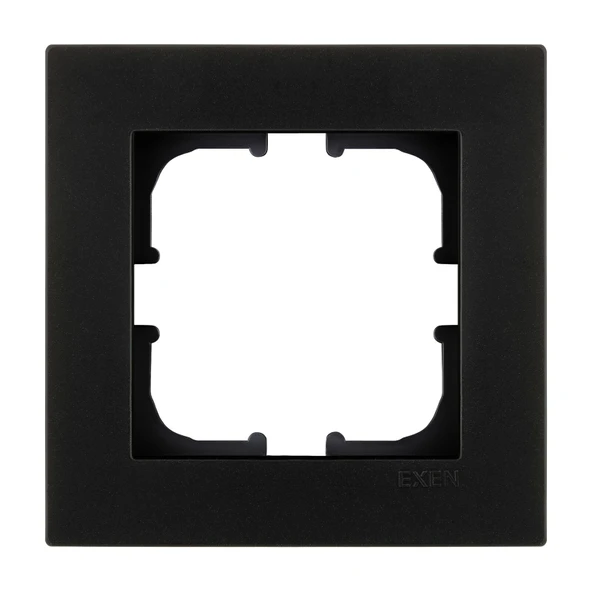 EXEN KARELL METALİK SİYAH TEKLİ ÇERÇEVE ürün görseli 1