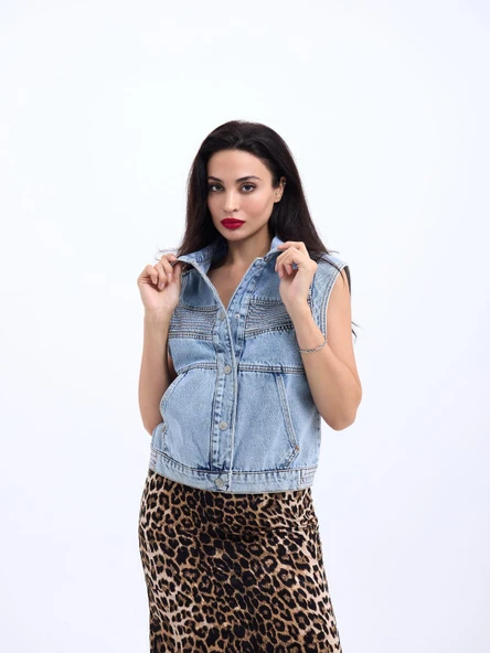 6779 KOT YELEK-MAVİ - 3