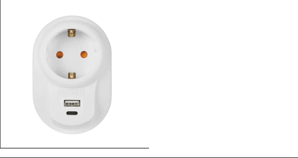 NILSON AKIM KORUMALI BEYAZ U-C FİŞ-PRİZ (NİLSON) - Resim 4