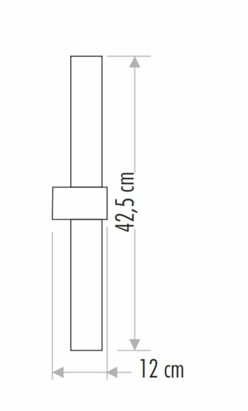 CATA SAKA 6W GÜNIŞIĞI LED APLİK (KROM) - Resim 3