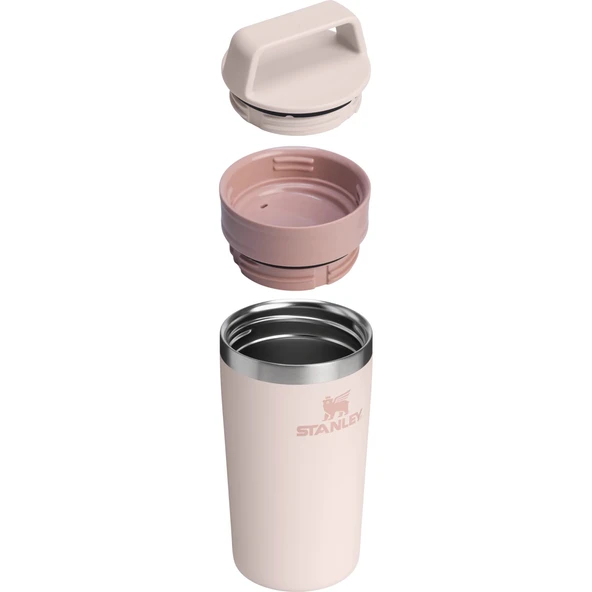 Stanley The Café-To-Go Travel Mug Seyahat Bardağı 0.35 L (12 oz) - Rose Quartz - Resim 3