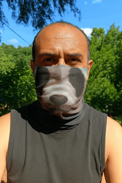 Motorcu PANDA Buff Maske Outdoor Boyunluk Unisex Bandana - 3