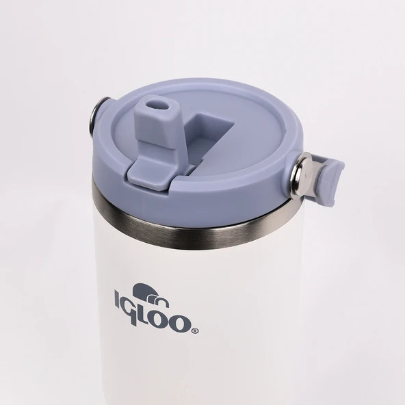 Igloo Powder Termos 900ml-MAVİ-BEYAZ - 3