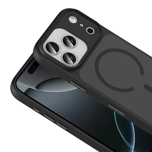 Zipax Apple iPhone 17 Pro Kılıf MgSafe Özellikli Mat Yüzey Zr-Flet ürün görseli 1