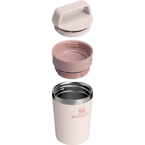 Stanley The Café-To-Go Travel Mug Seyahat Bardağı 0.23L (8oz) - Rose Quartz - Resim 3
