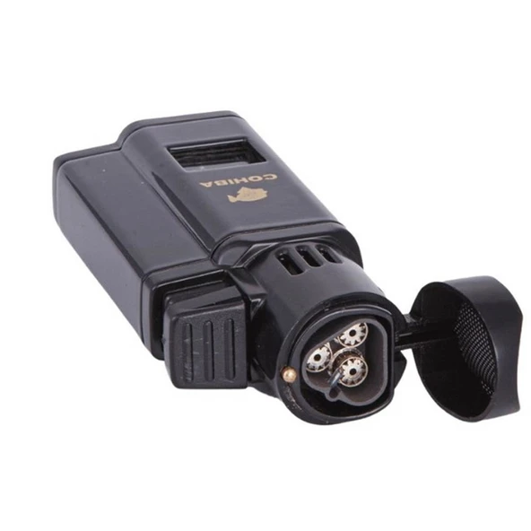 CM0436SY 3 Jet Torch Puro Çakmağı Siyah - Resim 4