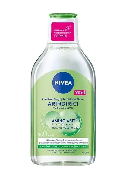 Nıvea Micellar Makyaj Temizleme Suyu Arındırıcı 400 ml - 1