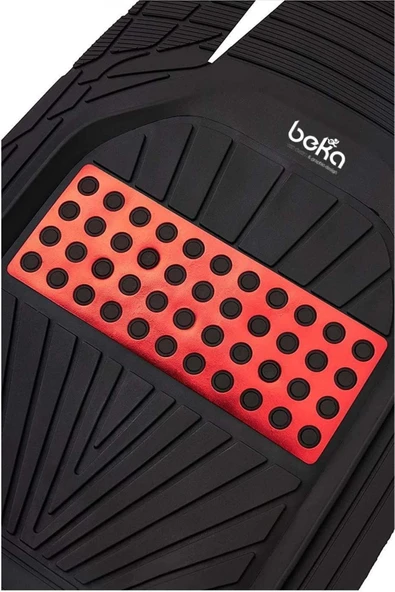 Beka52 Volvo S80 1998 4d Havuzlu Yeni Nesil Universal Paspas Kırmızı - Resim 5