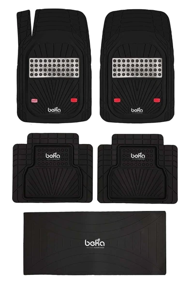 Beka52 Seat Ibiza Hb 2020 4d Havuzlu Yeni Nesil Universal Paspas Krom Gri - Resim 4