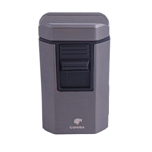 4 Jet Torch Masa Tipi Puro Çakmağı Gri ürün görseli 1