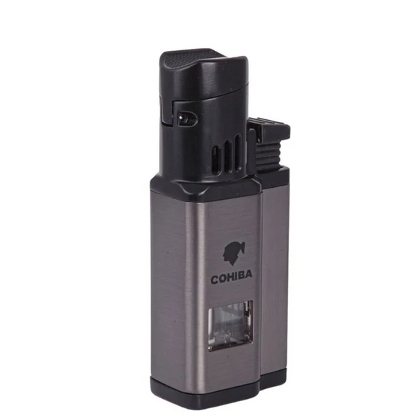 CM0436G 3 Jet Torch Puro Çakmağı Gri - Resim 2