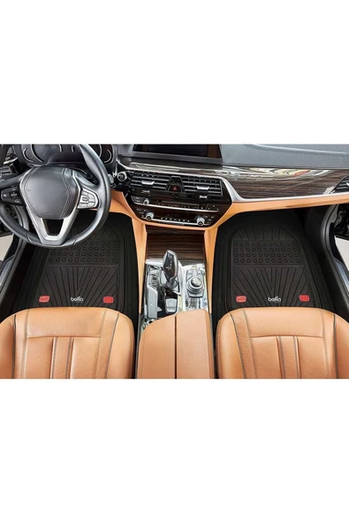 Beka52 Mercedes S Serisi W 221 2013 4d Havuzlu Yeni Nesil Universal Paspas Kırmızı - Resim 7