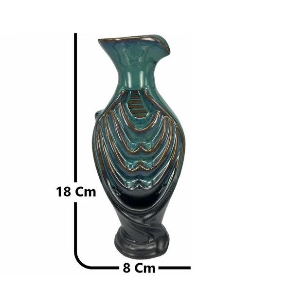 Porselen Geri Akış Tütsü Brülörü +5 Aromatik Tütsü CA5 Yeşil - Resim 2